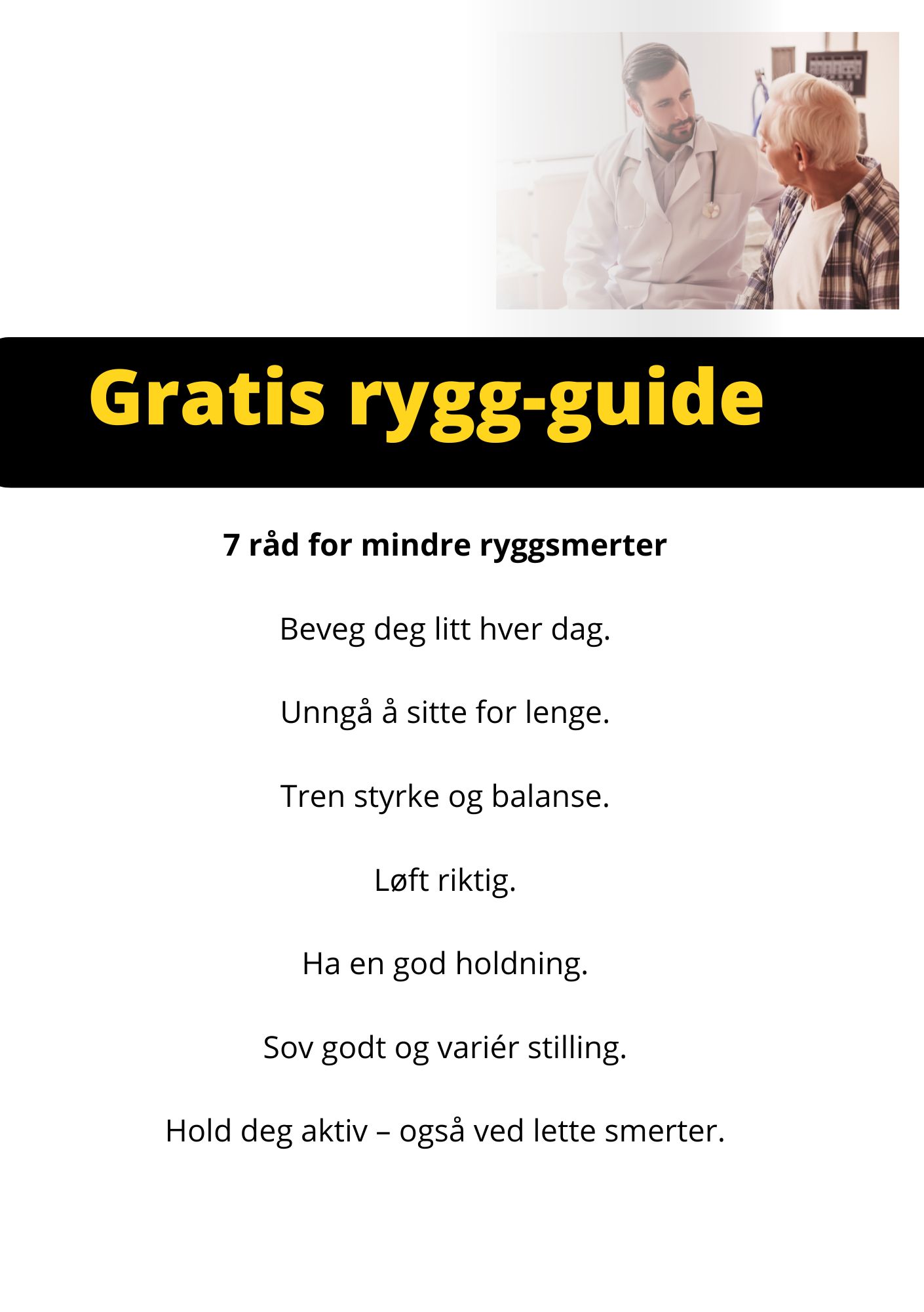 7 tips for bedre rygg (148 x 210 mm)